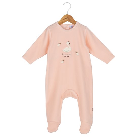 P’tit bisou Pyjama Elinette Rose Swan 12 mois