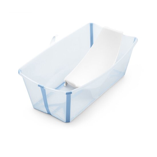 Stokke Pack Flexi Bath baignoire avec transat Transparent Bleu Ocean 