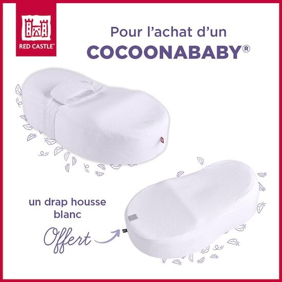 Béaba Pack Cocoonababy avec drap + drap offert Blanc 