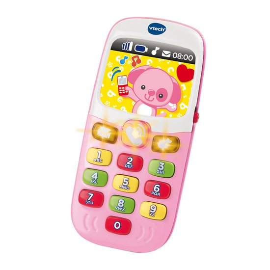 Vtech Baby Smartphone bilingue bébé Rose 
