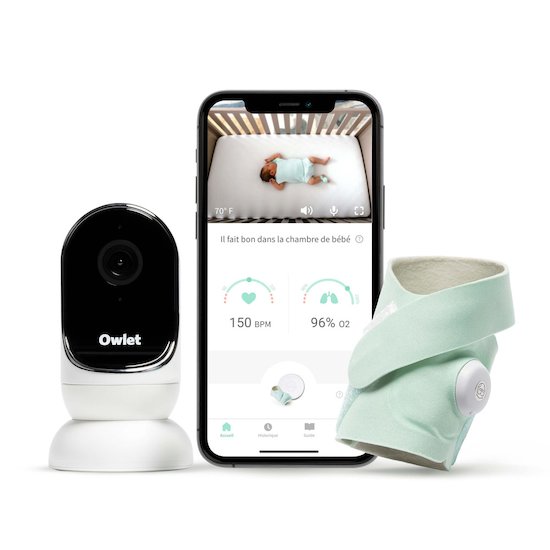 Owlet Monitoring duo Smart Sock 3 + Cam Menthe 