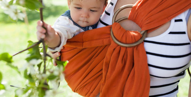 Tissu au mètre pour écharpe porte-bébé