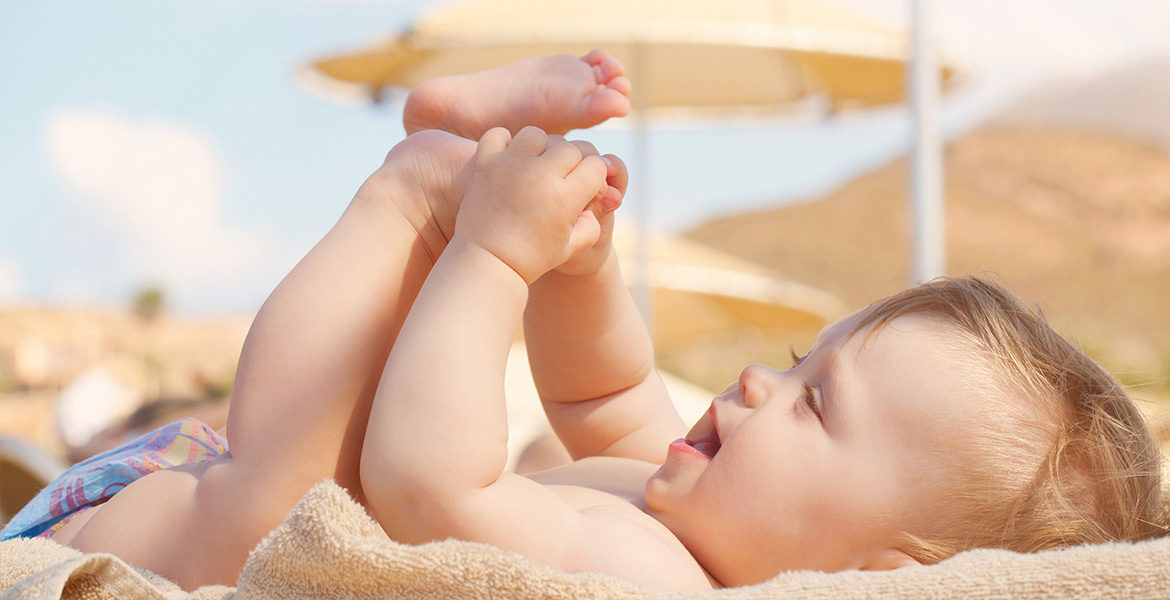 Bébé à la plage