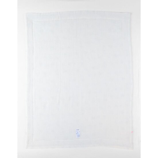 Noukie's Couverture mousseline M&m25 Cute Gorilla Blanc 75x100 cm
