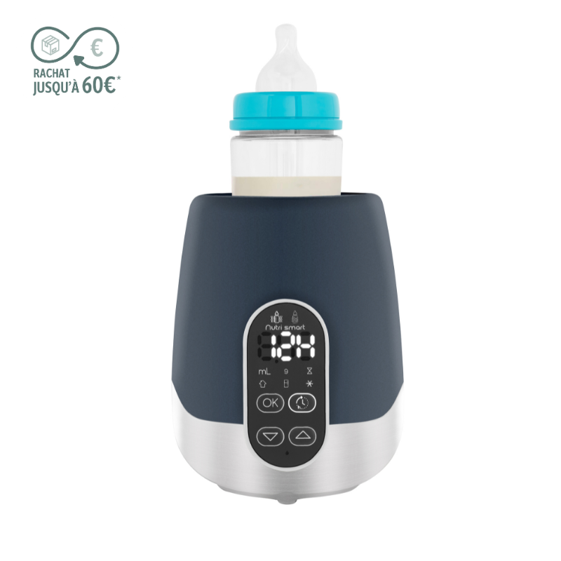 Chauffe-biberon NutriSmart pour maison et voiture BLEU Babymoov