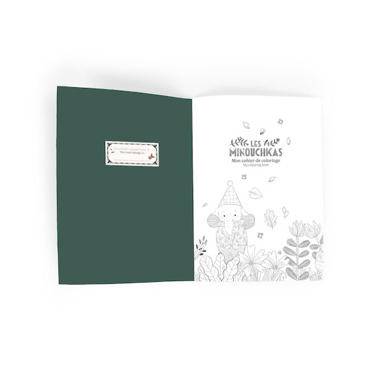 Moulin Roty Cahier de coloriage Les Minouchkas Multicolore  Moulin Roty Cahier de coloriage Les Minouchkas Multicolore
