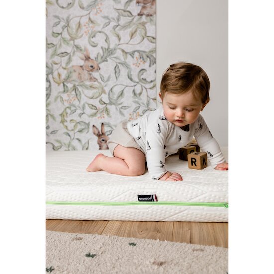Candide Matelas Zen déhoussable Blanc  Candide Matelas Zen déhoussable Blanc