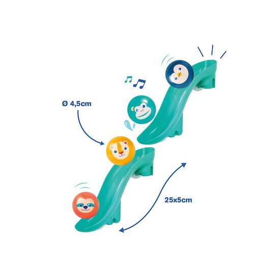 Ludi Toboggan de Bain Multicolore 