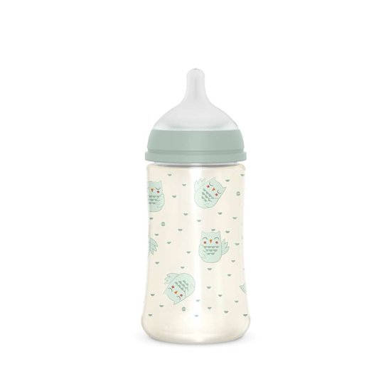 Suavinex Biberon Bonhomia avec tétine Sxpro M Vert 270 ml Suavinex Biberon Bonhomia avec tétine Sxpro M Vert 270 ml