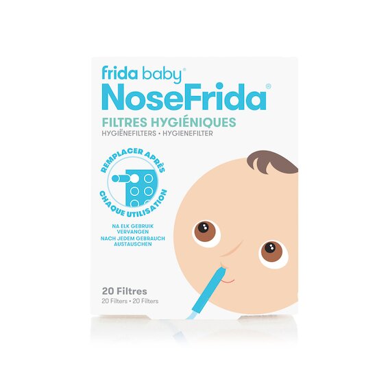 Frida Filtres hygiéniques NoseFrida Bleu  Frida Filtres hygiéniques NoseFrida Bleu