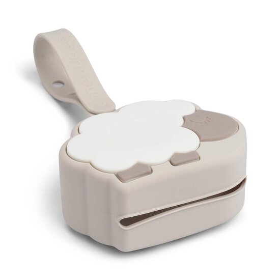 Done by Deer Boîte à sucette en silicone Sheepy Sable  Done by Deer Boîte à sucette en silicone Sheepy Sable