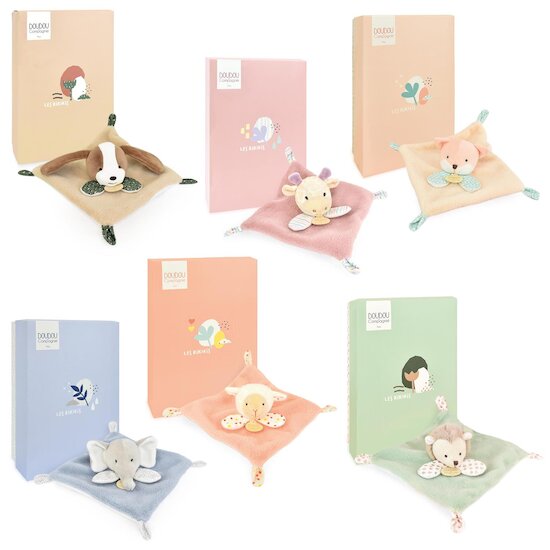 Doudou & Compagnie Doudou assortis Les Rikkis Assortiment Mixte 19