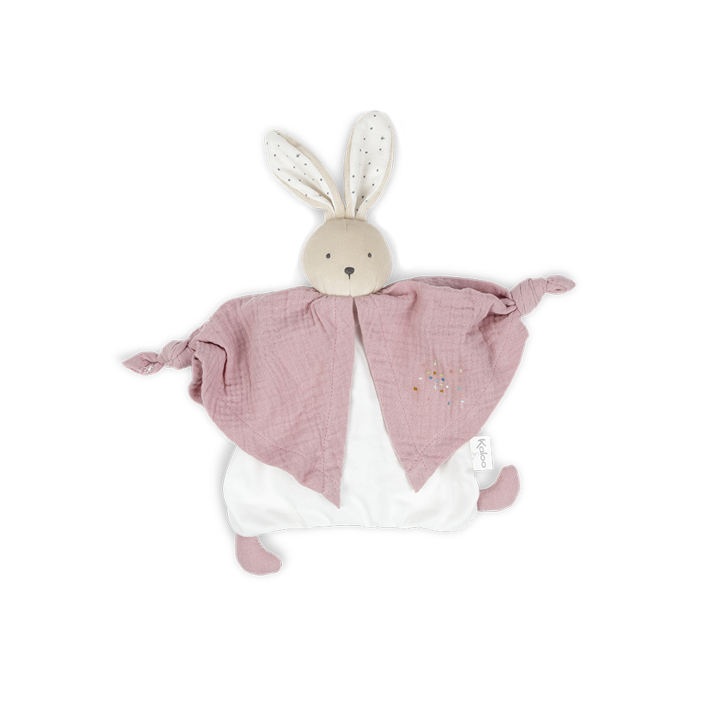 Kaloo - Petit Pas - Doudou Coton Bio Lapinou MULTICOLORE Kaloo