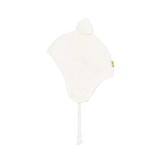 P’tit bisou Bonnet Golden Winter Ecru Peluche 