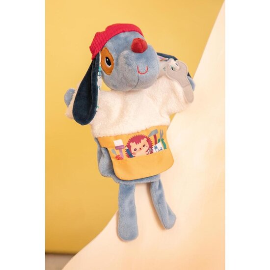 Lilliputiens Marionnette à Main Jules Bleu/ Blanc/ Rouge/ Jaune 