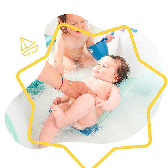 Badabulle Hamac de bain ergonomique bleu  Badabulle Hamac de bain ergonomique bleu