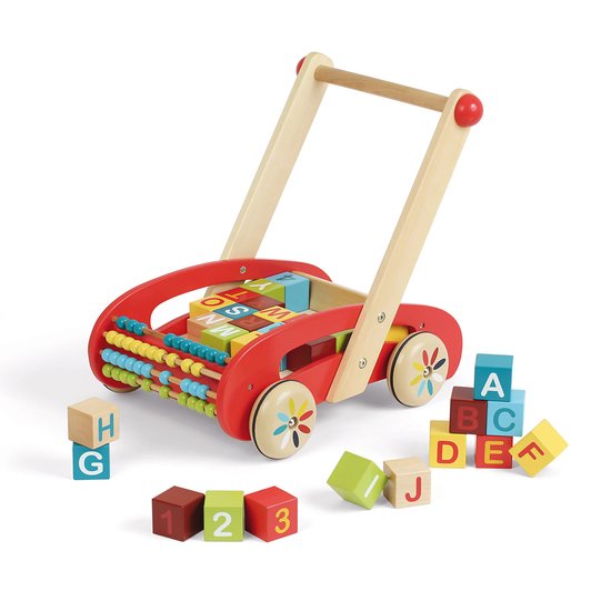 Janod Chariot ABC 30 cubes  