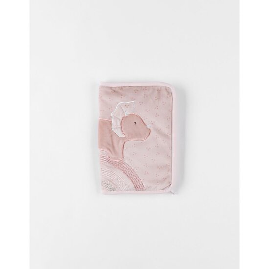 Noukie's Protège carnet de santé veloudoux Pop rose  Noukie's Protège carnet de santé veloudoux Pop rose