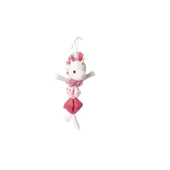 Lilliputiens Peluche d'activité lena mini dansant Blanc/Rose 