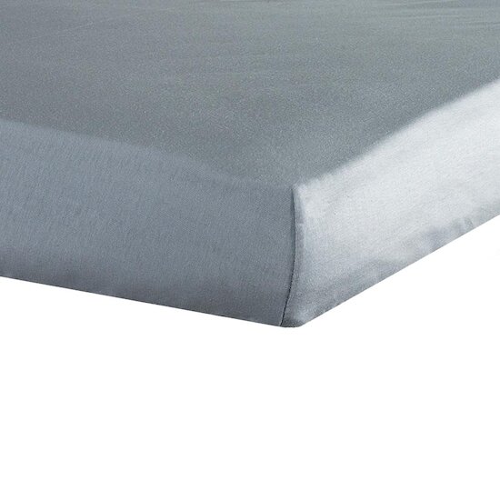 Trois Kilos Sept Drap housse Gris 70x140 cm