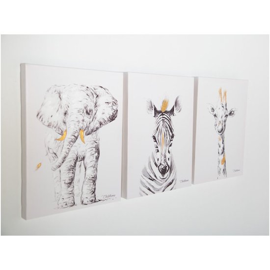 Childhome Toile décorative Animaux Girafe 