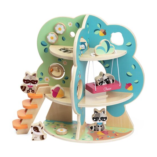 Chicco Jouet L'arbre My Wood Friends Multicolore 