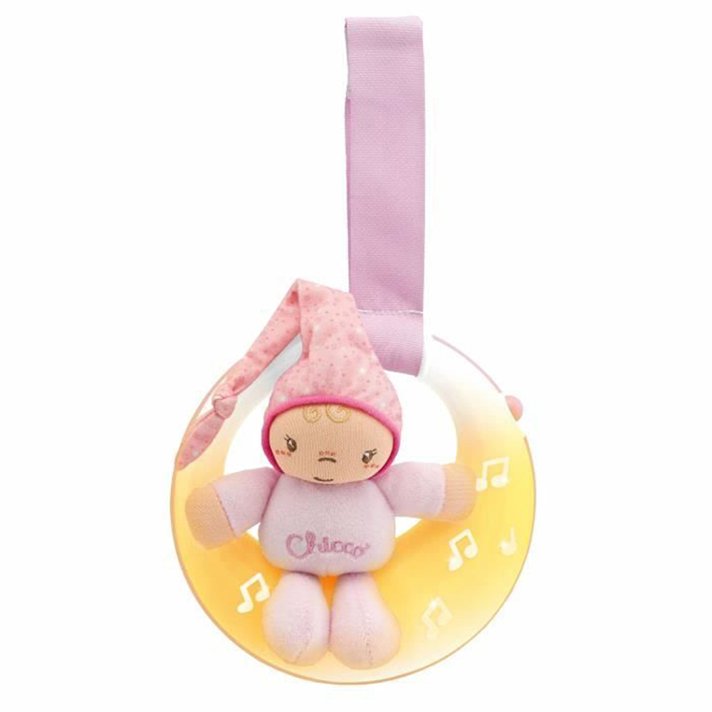 Veilleuse musicale Petite lune ROSE Chicco