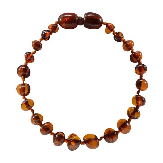 Irréversible Bijoux Bracelet d'ambre Cognac Brun 0-2 ans