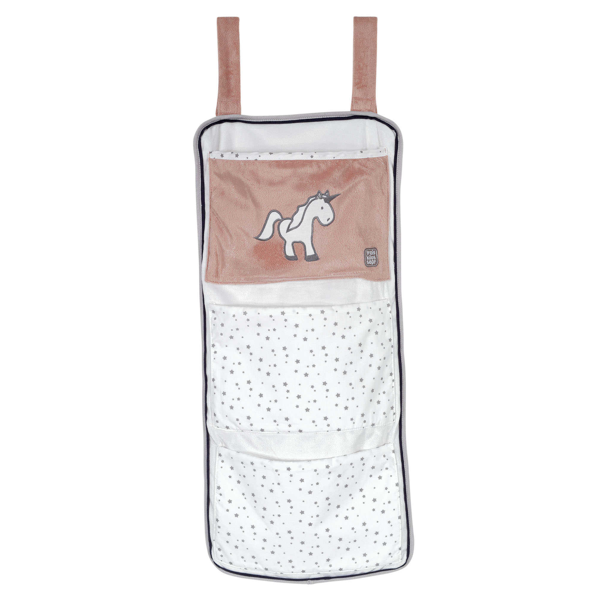 Trois Kilos Sept - Vide poches Ophelia la licorne ROSE Trois Kilos Sept