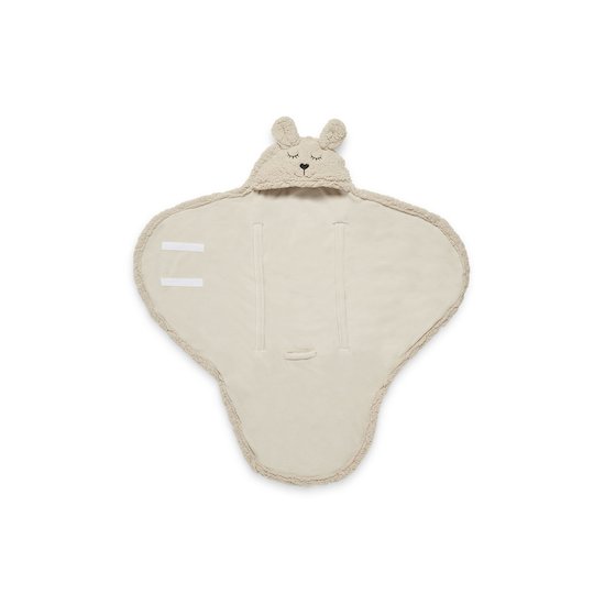 Jollein Couverture portefeuille Bunny Nougat 