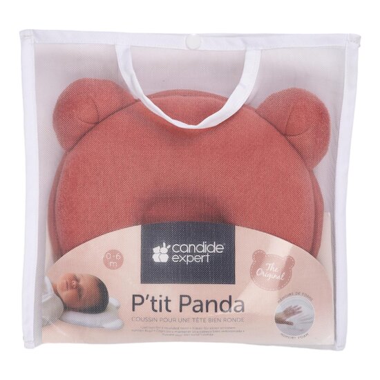 Candide Coussin P'Tit panda Marsala 0-6 mois Candide Coussin P'Tit panda Marsala 0-6 mois