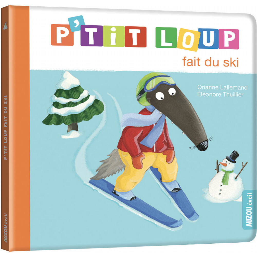 Livre P'tit loup fait du ski MULTICOLORE Auzou