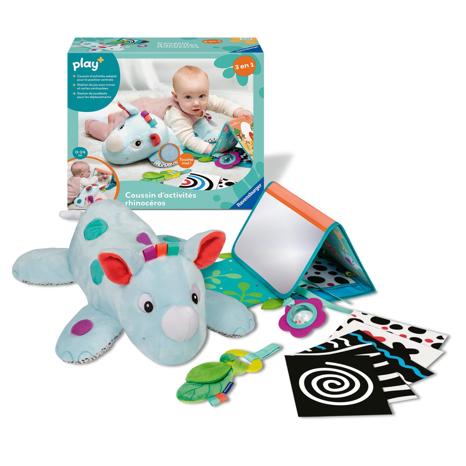 Coussin d'activités MULTICOLORE Play+
