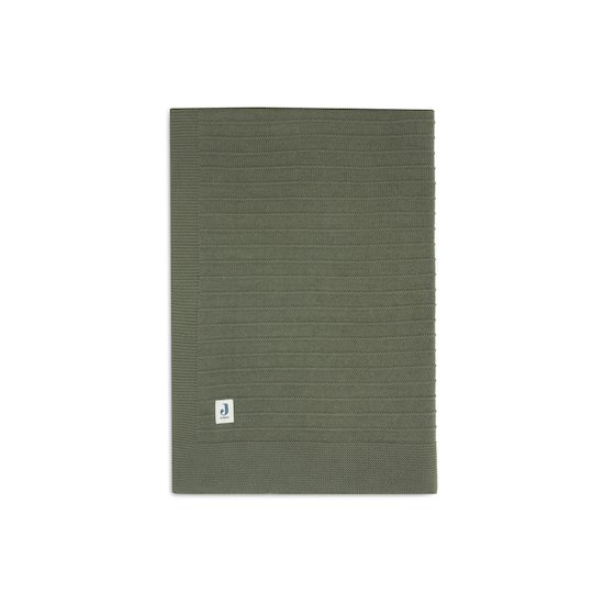 Jollein Couverture Berceau Pure Knit Leaf Green 75x100 cm