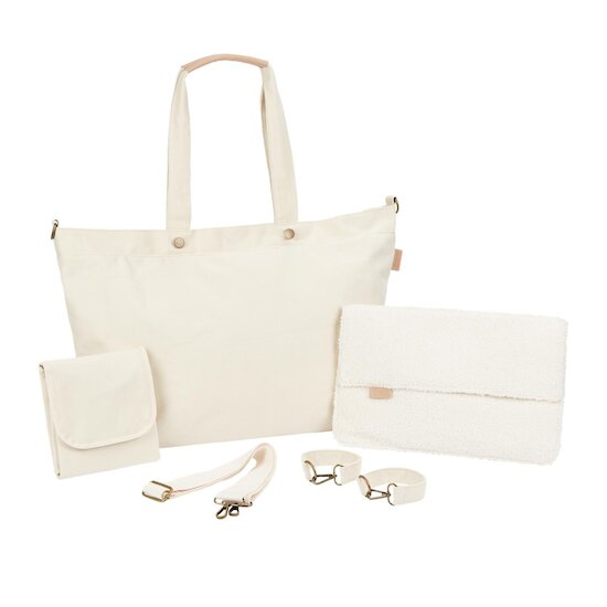 Babymoov Sac à langer tote bag Ecru sherpa  Babymoov Sac à langer tote bag Ecru sherpa