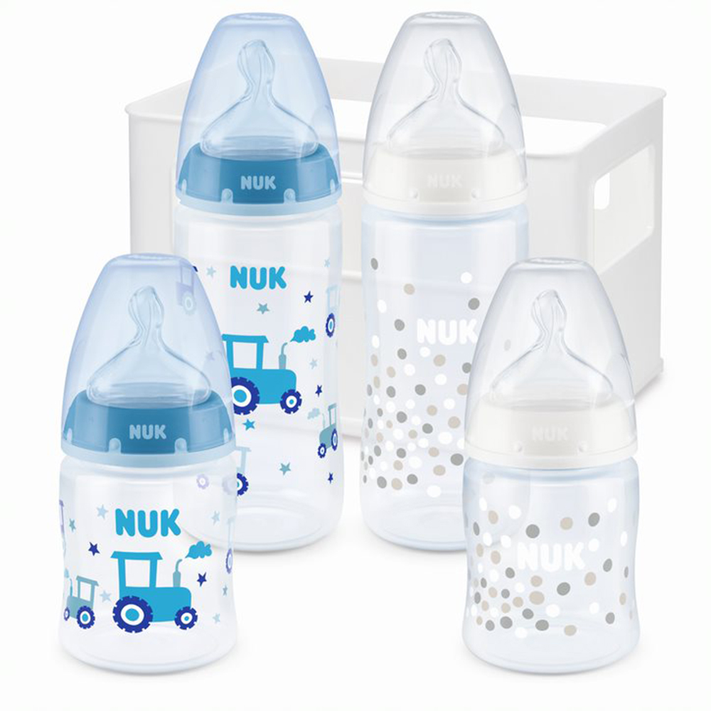 Set Casier FC+ Temperature Control 4 biberons BLEU Nuk