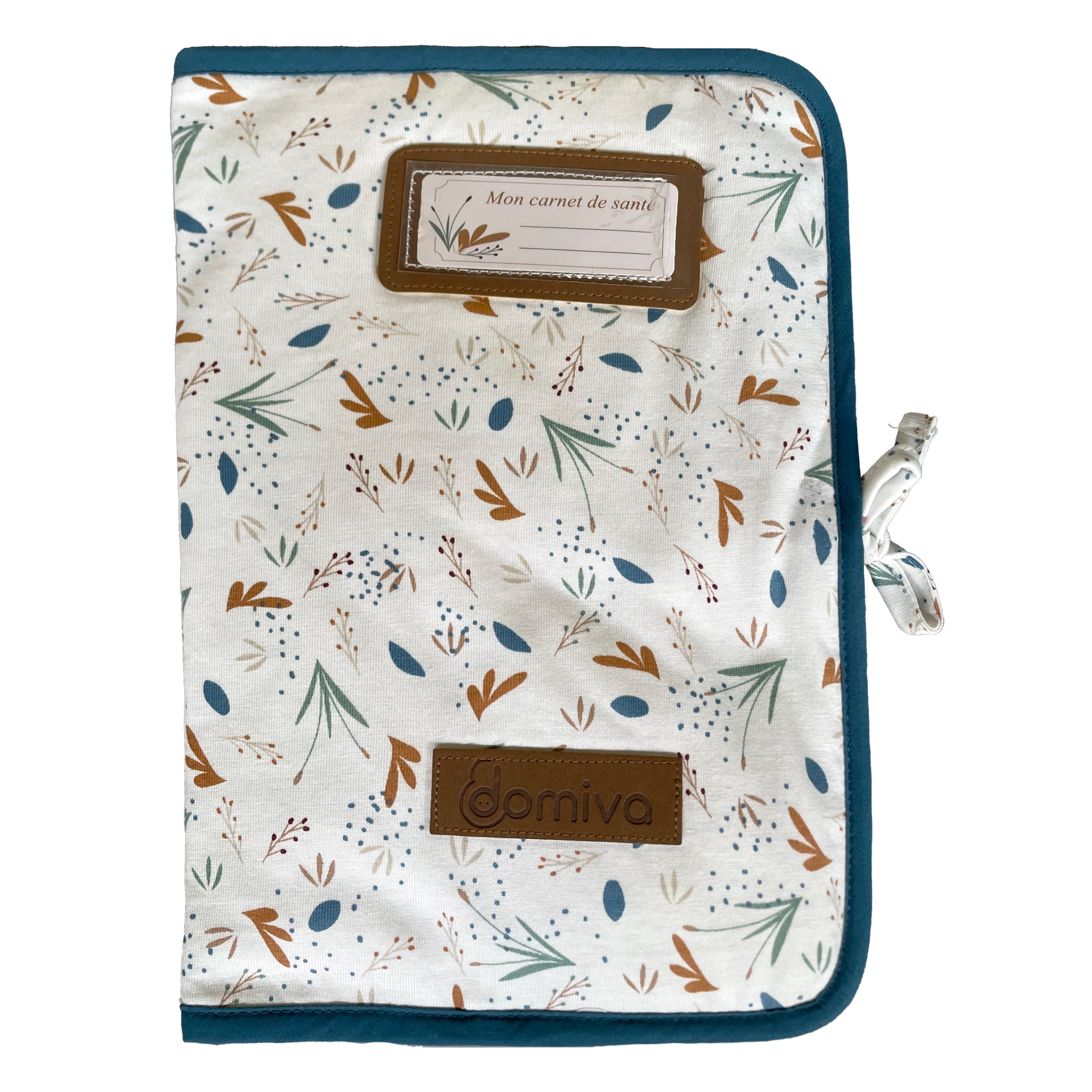 Domiva - Protege carnet de sante imprime au fil de l'eau MULTICOLORE Domiva