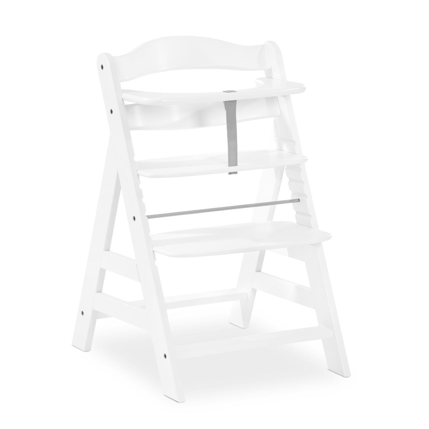 Chaise Haute En Bois Alpha+ BLANC Hauck