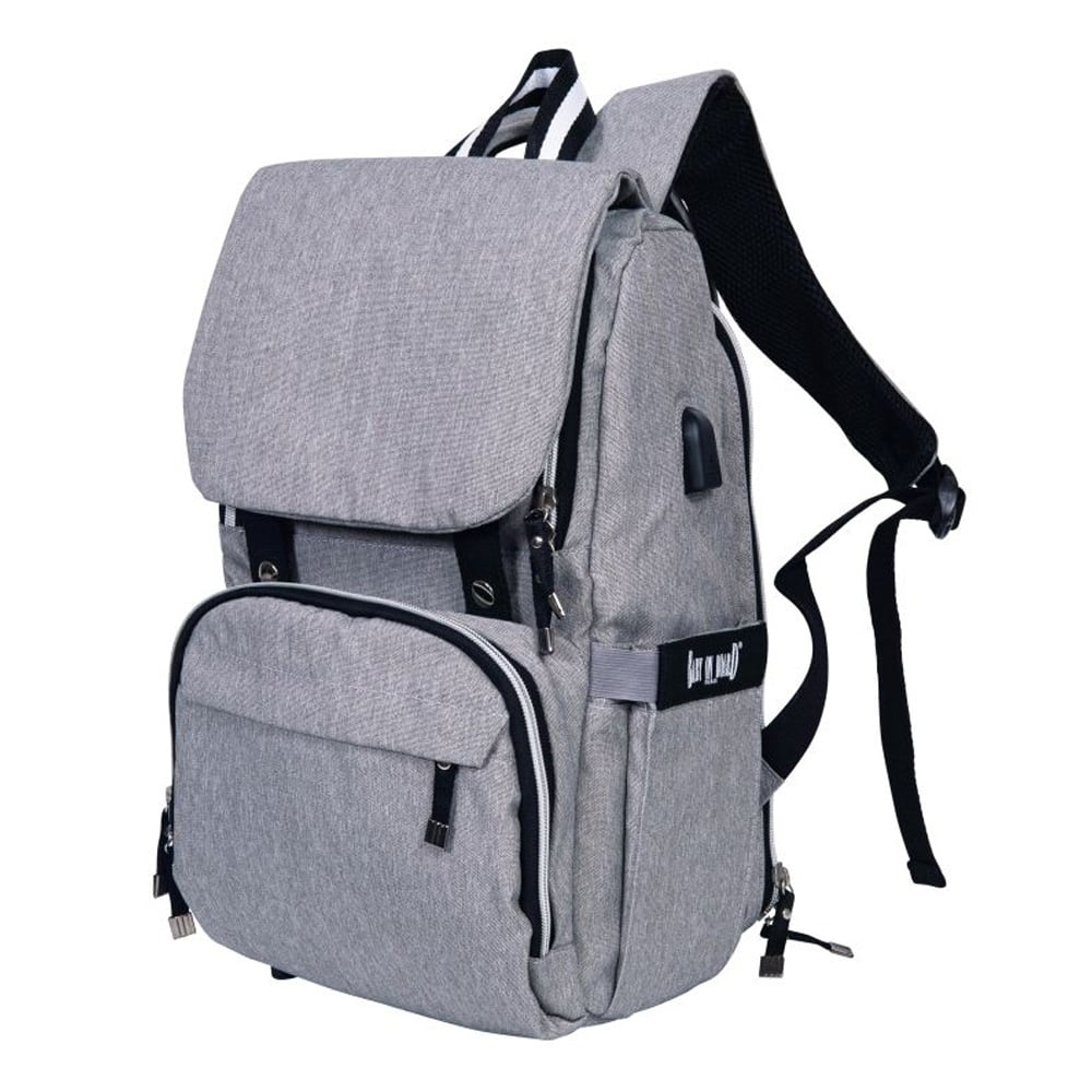 Baby on board - Sac à langer Freestyle GRIS Baby on board