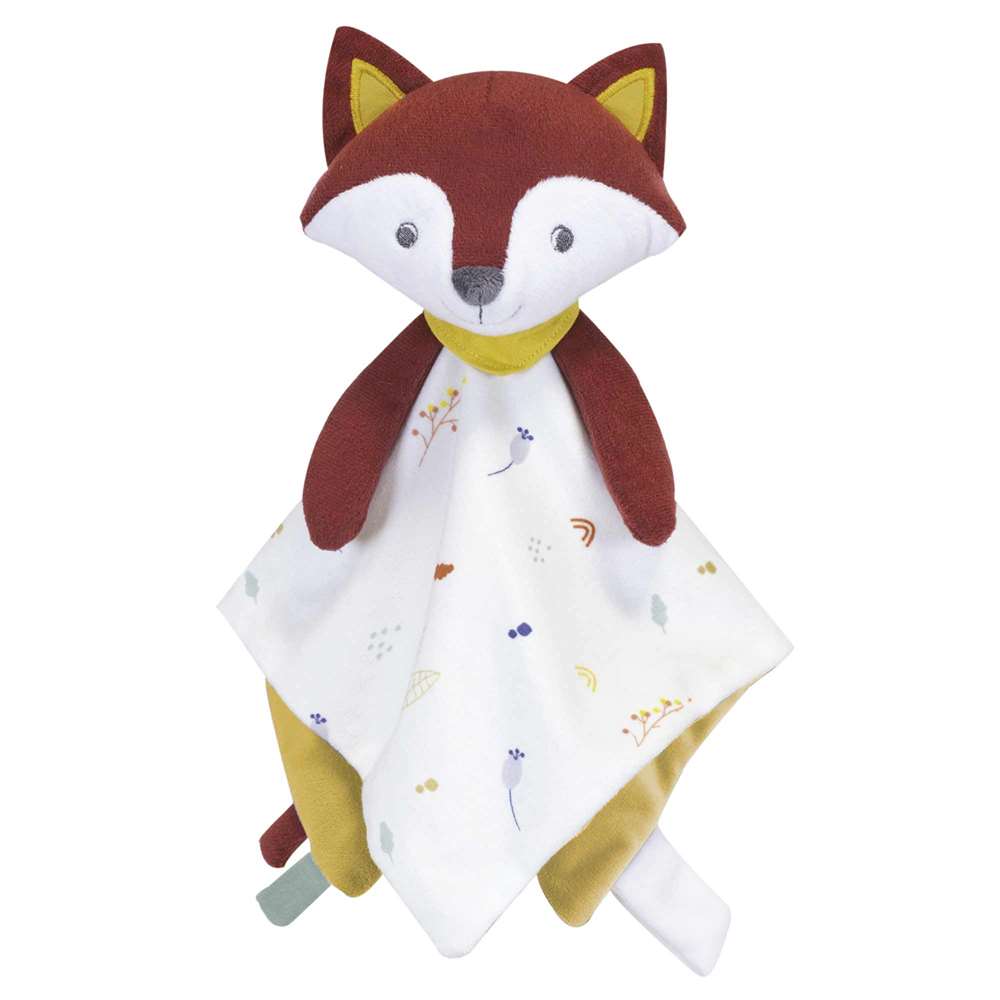 Trois Kilos Sept - Doudou renard  Cache cache en fôret BLANC Trois Kilos Sept