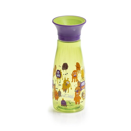 Wowcup Gourde  360 ° enfant avec couvercle Monstres  350 ml Wowcup Gourde  360 ° enfant avec couvercle Monstres  350 ml
