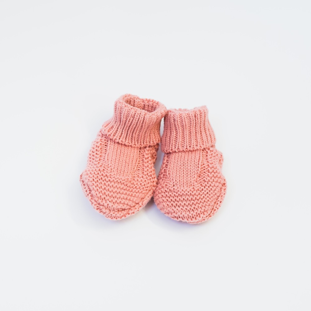 La Manufacture de layette - Chaussons Tout Petits Chats ROSE La Manufacture de layette