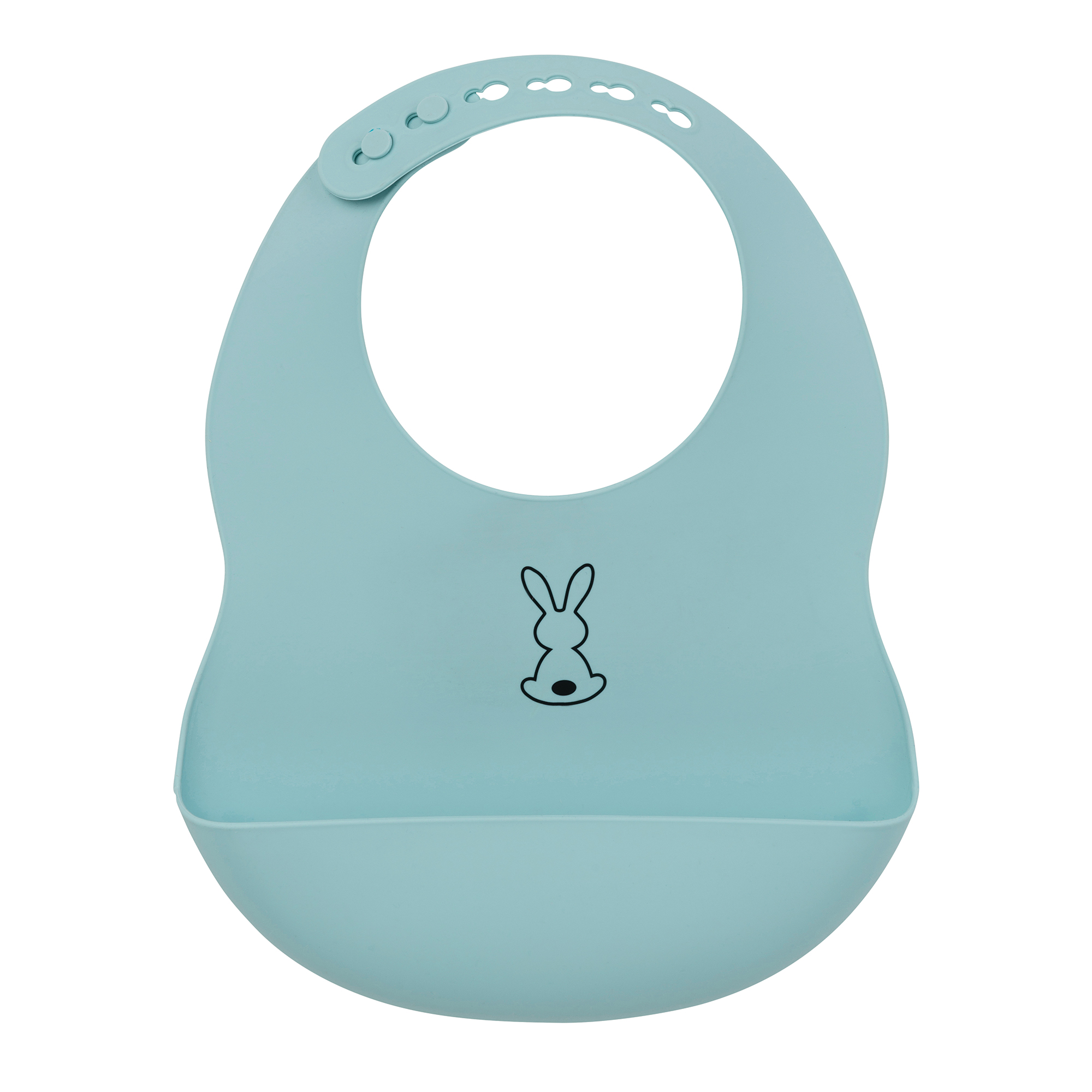 Nattou - Bavoir silicone ROSE Nattou