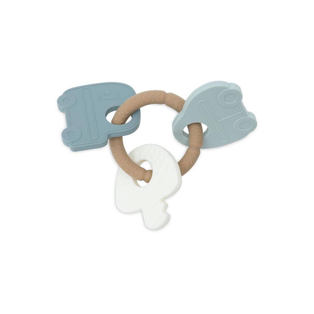 Anneau de Dentition Porte-clé On The Go MULTICOLORE Jollein