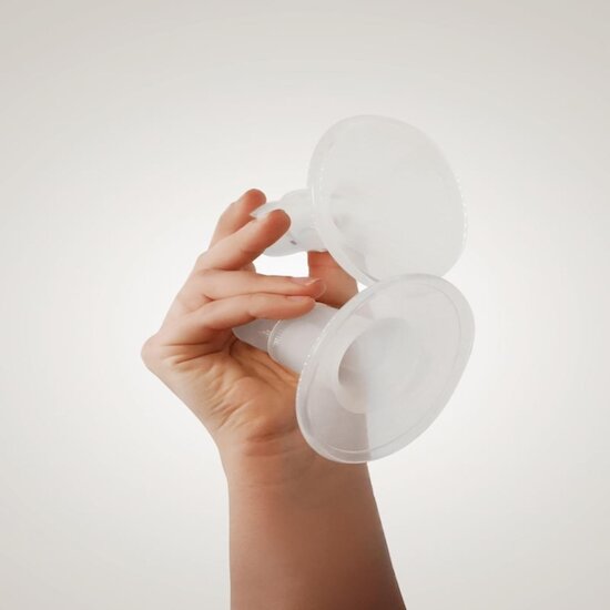 Perifit Téterelles en silicone pour tire-lait Blanc 