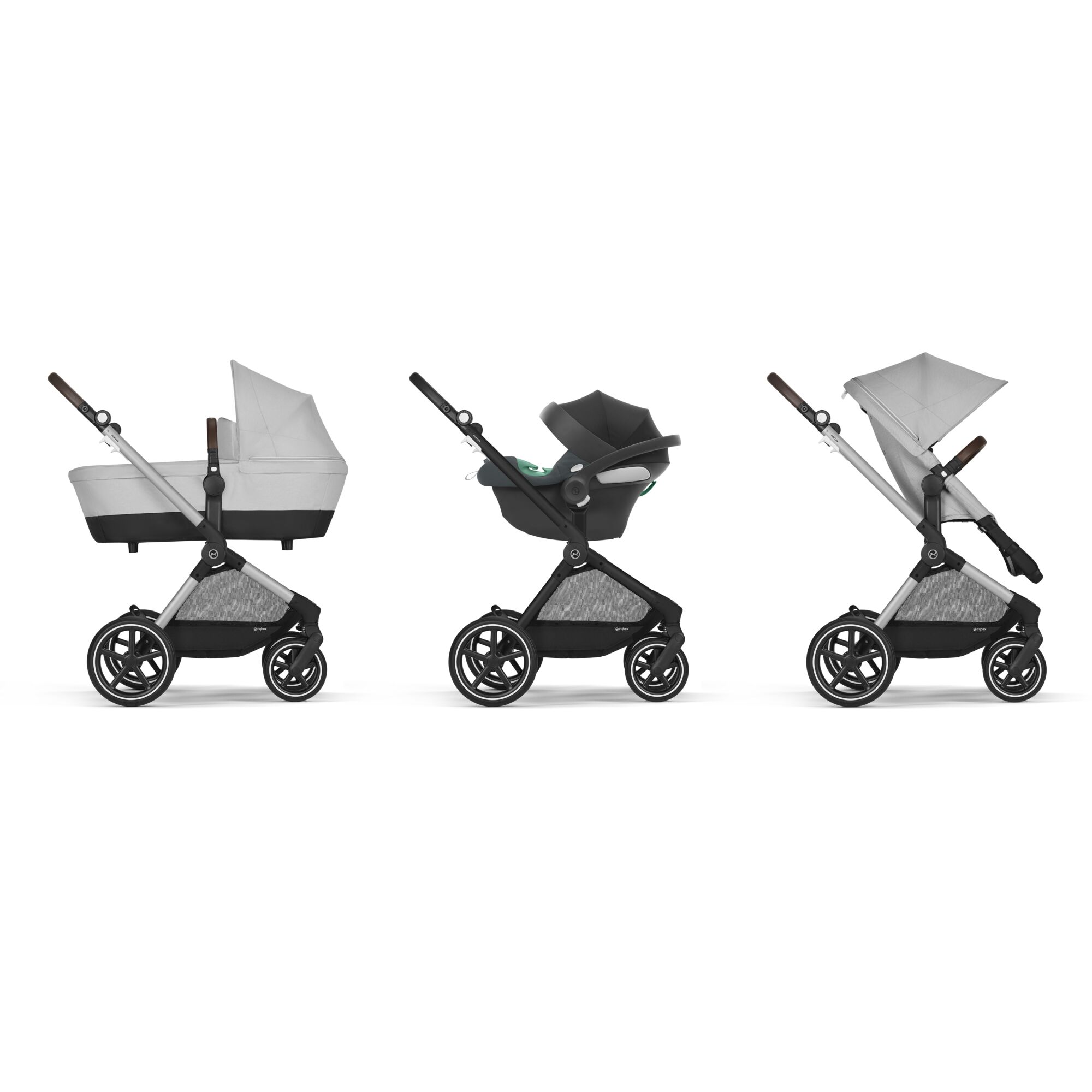 Pack poussette trio EOS Lux GRIS Cybex