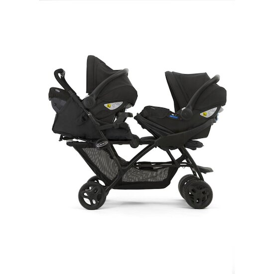 Graco Poussette double Stadium Duo Titanium  Graco Poussette double Stadium Duo Titanium