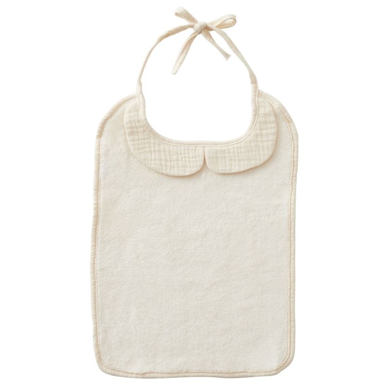 Grand Bavoir à nouer Soft Bambou BEIGE BB&Co