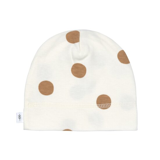 Lässig Bonnet Interlock GOTS Big Dots Blanc cassé  Lässig Bonnet Interlock GOTS Big Dots Blanc cassé