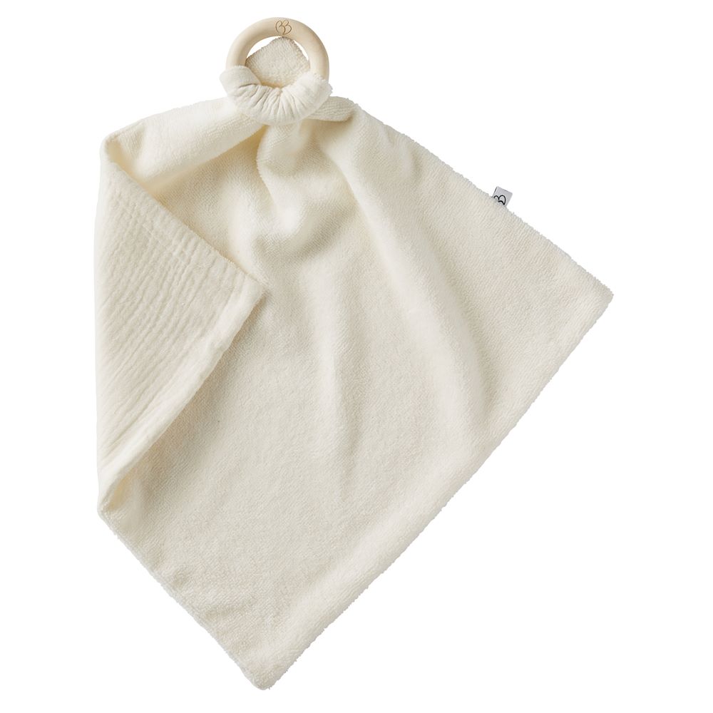 BB & Co - Doudou avec anneau dentition rose blush BEIGE BB&Co